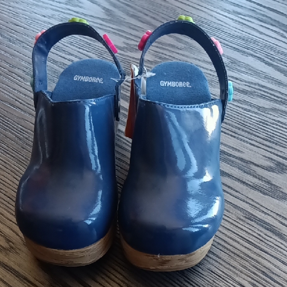 Gymboree Blue Dress Shoes with Adjustable Strap
